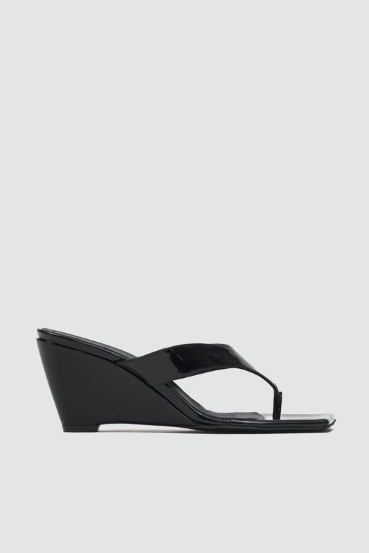 LAUREN BLACK PATENT