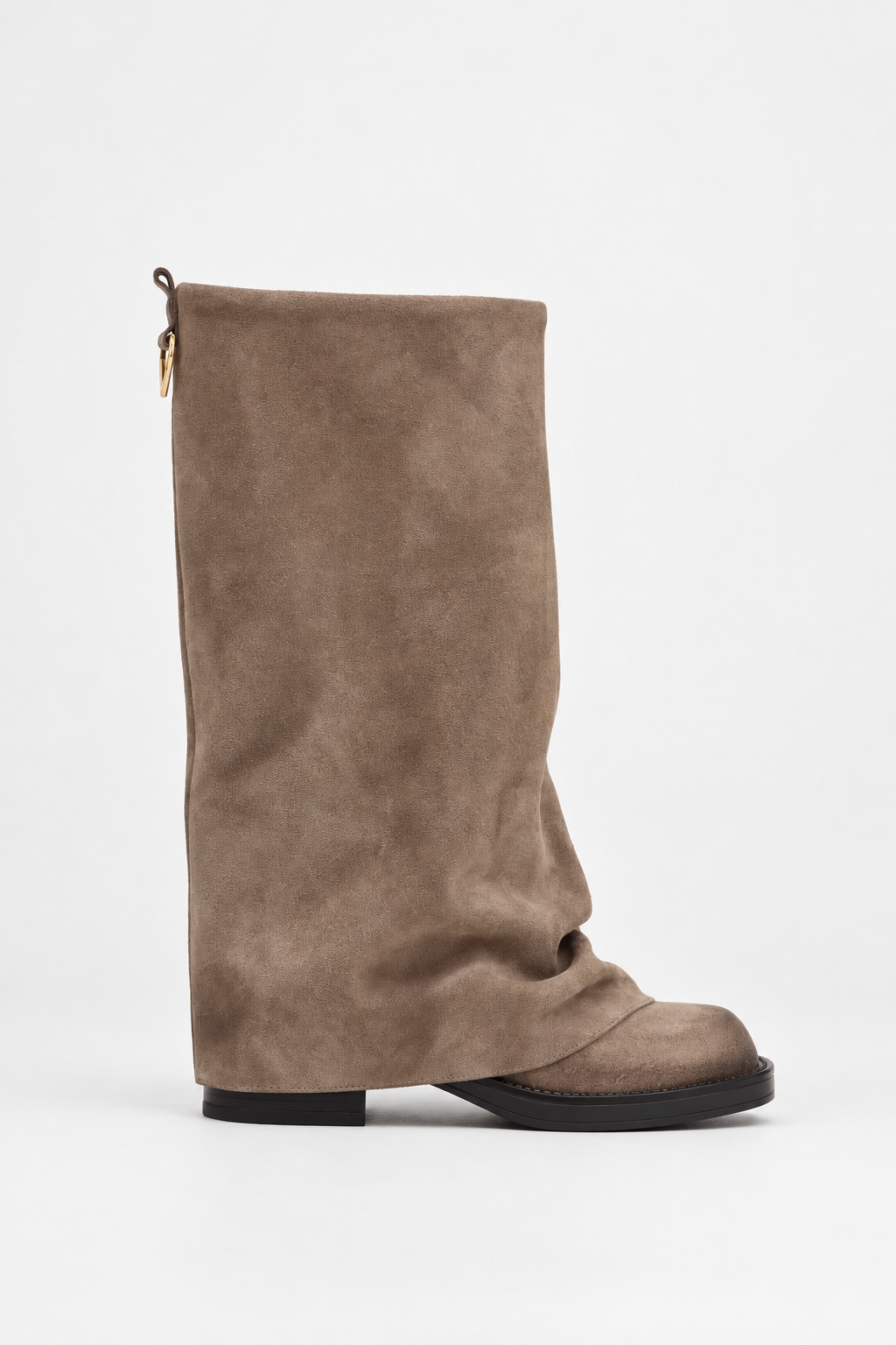 VICTORIA MID SUEDE STONE