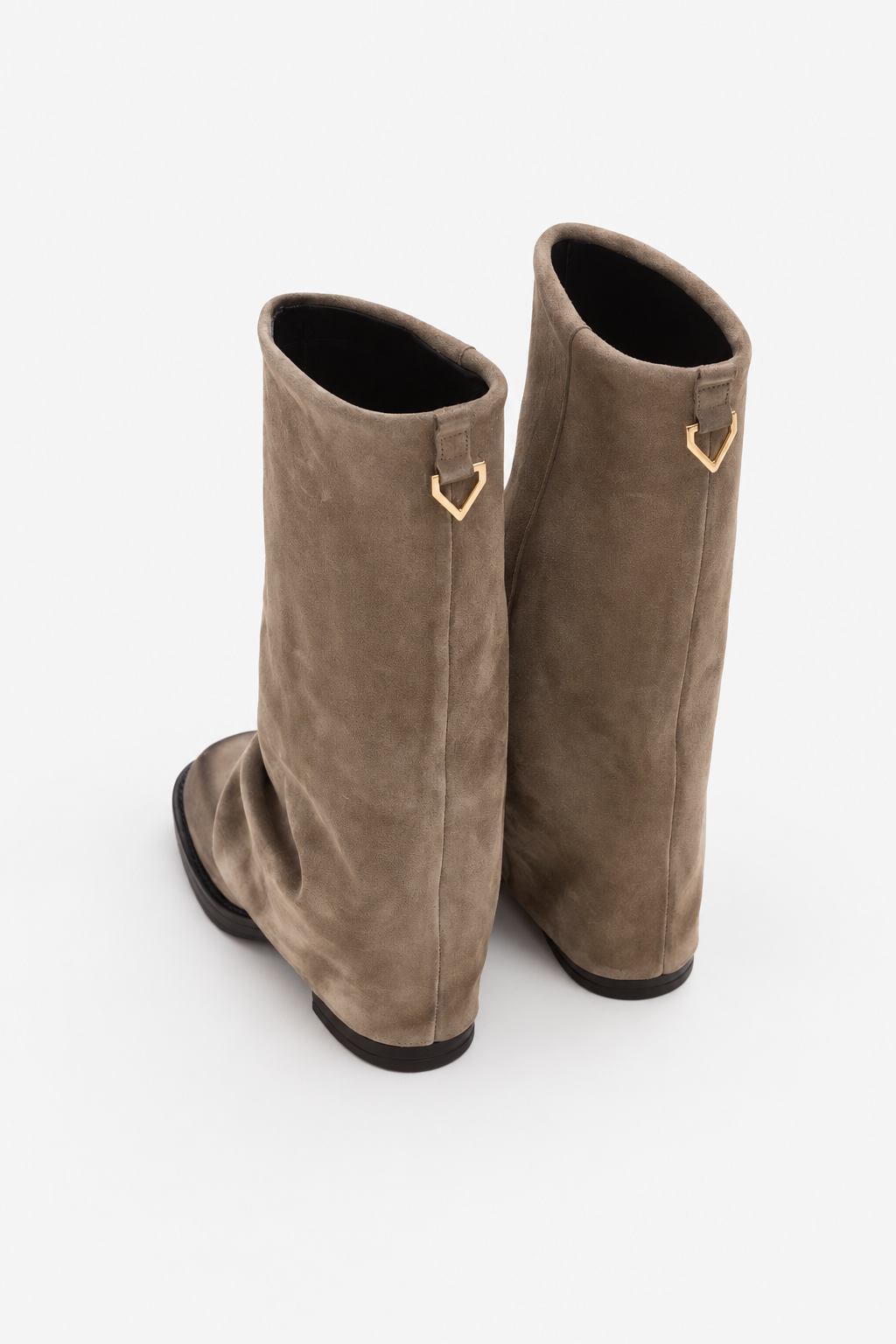 VICTORIA MID SUEDE STONE
