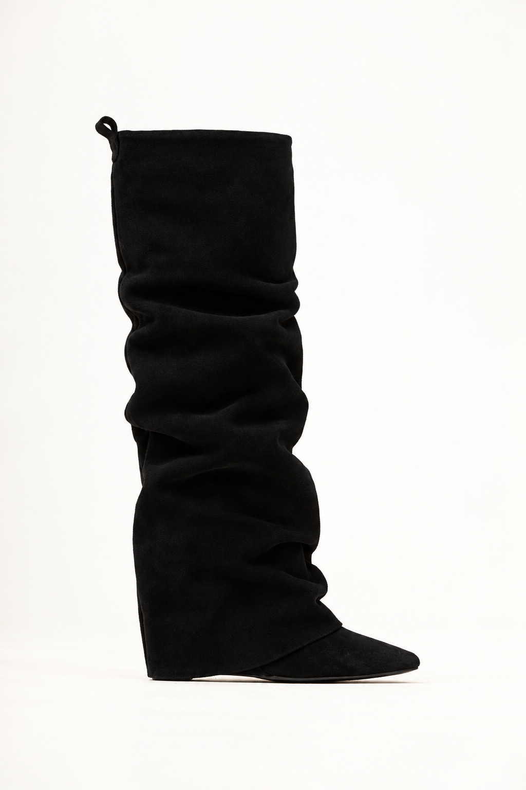 Profilo laterale AGNES SUEDE BLACK