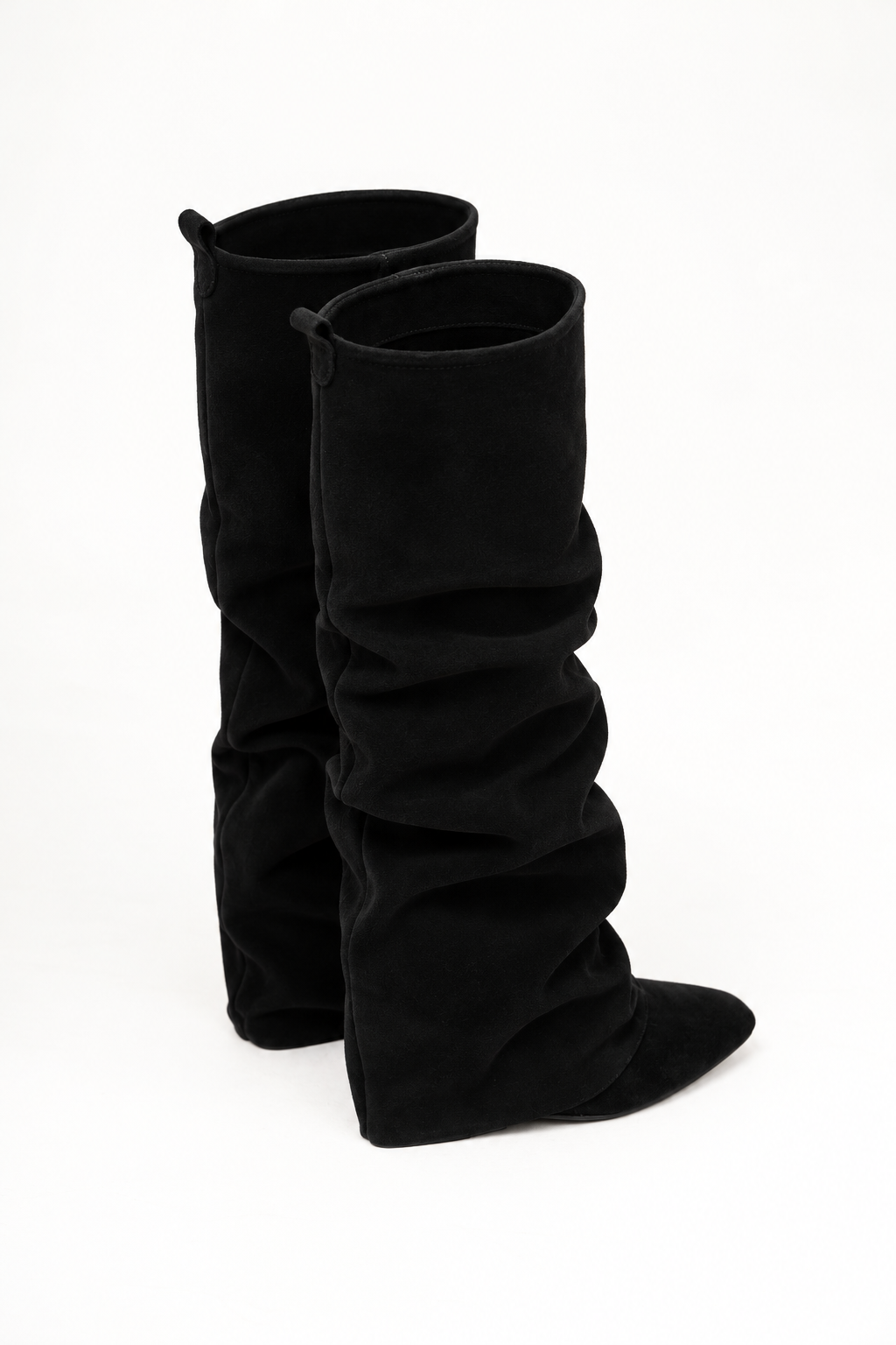Vista tre quarti AGNES SUEDE BLACK