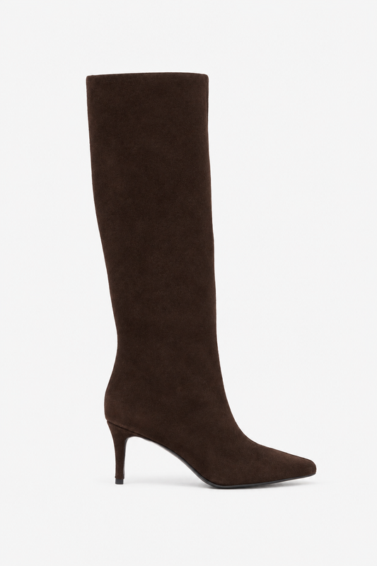 MARLENE SUEDE BROWN
