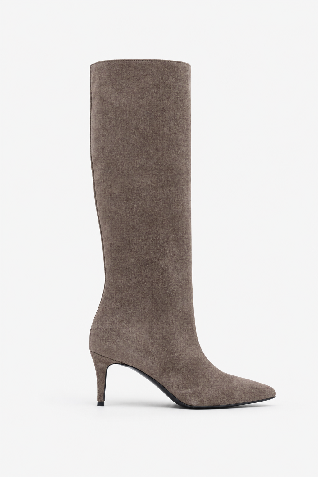 MARLENE SUEDE TAUPE, profilo laterale